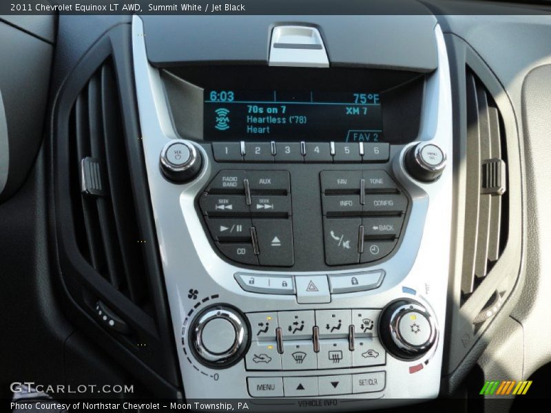Summit White / Jet Black 2011 Chevrolet Equinox LT AWD