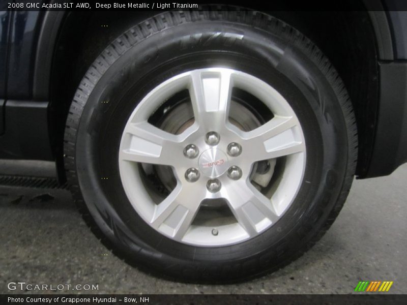 Deep Blue Metallic / Light Titanium 2008 GMC Acadia SLT AWD