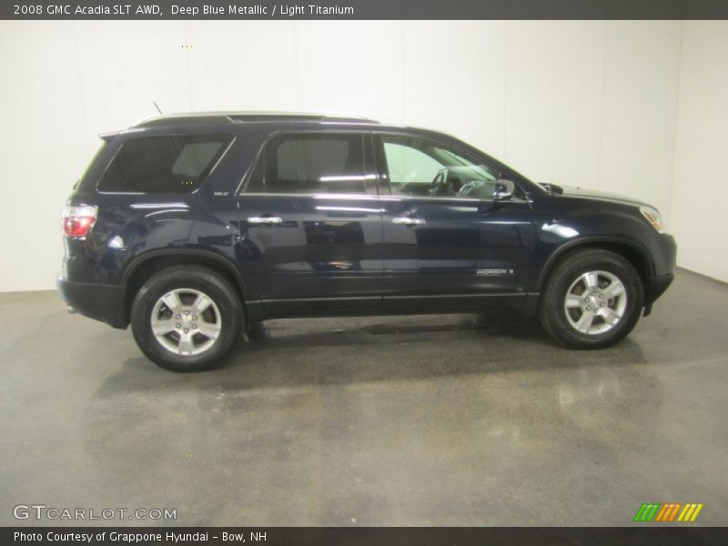 Deep Blue Metallic / Light Titanium 2008 GMC Acadia SLT AWD