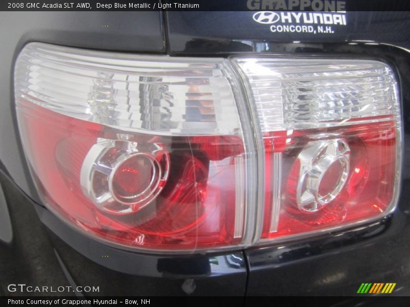 Deep Blue Metallic / Light Titanium 2008 GMC Acadia SLT AWD