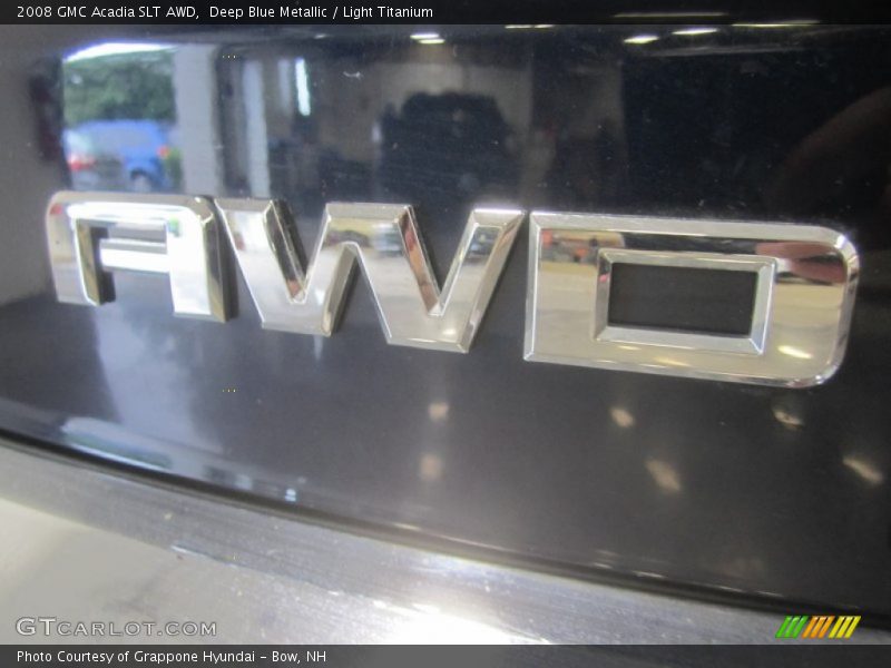 Deep Blue Metallic / Light Titanium 2008 GMC Acadia SLT AWD