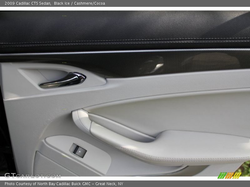Black Ice / Cashmere/Cocoa 2009 Cadillac CTS Sedan