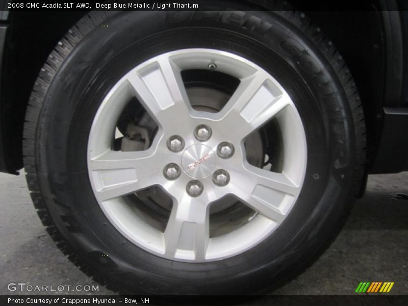 Deep Blue Metallic / Light Titanium 2008 GMC Acadia SLT AWD