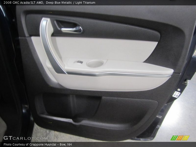 Deep Blue Metallic / Light Titanium 2008 GMC Acadia SLT AWD