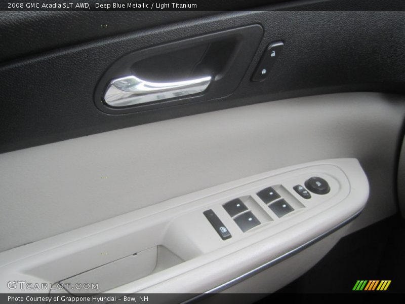 Deep Blue Metallic / Light Titanium 2008 GMC Acadia SLT AWD