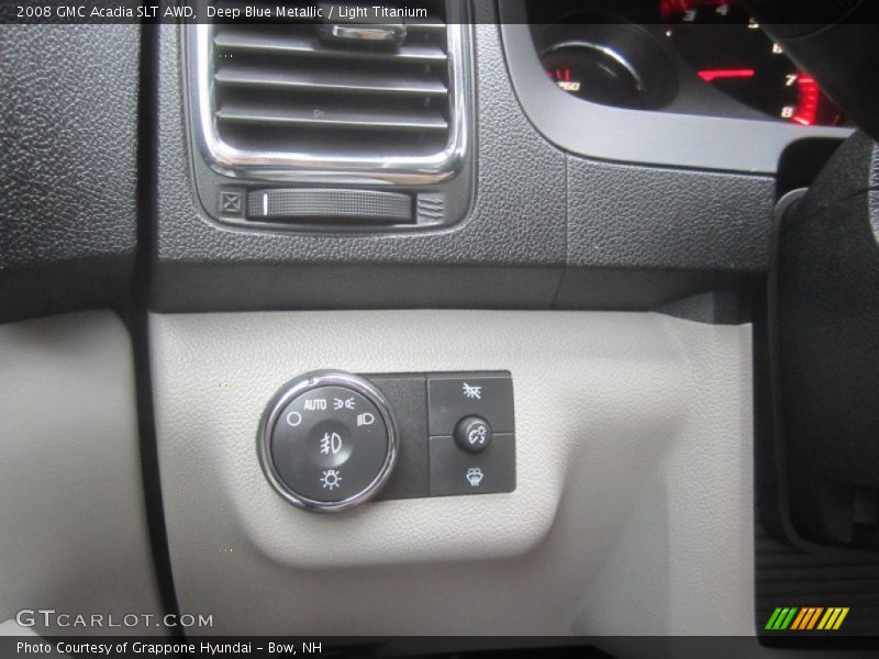 Deep Blue Metallic / Light Titanium 2008 GMC Acadia SLT AWD