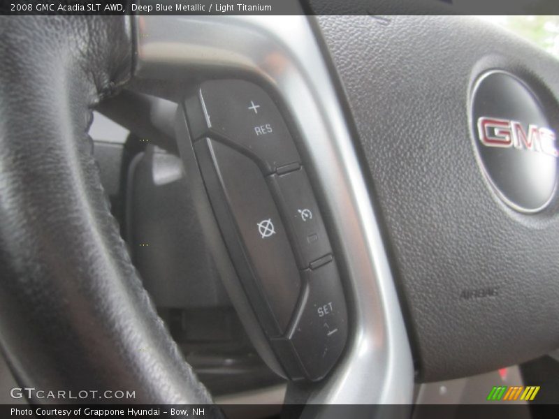 Deep Blue Metallic / Light Titanium 2008 GMC Acadia SLT AWD