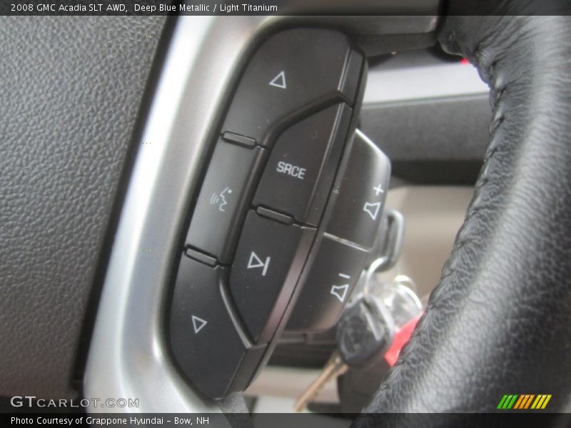 Deep Blue Metallic / Light Titanium 2008 GMC Acadia SLT AWD