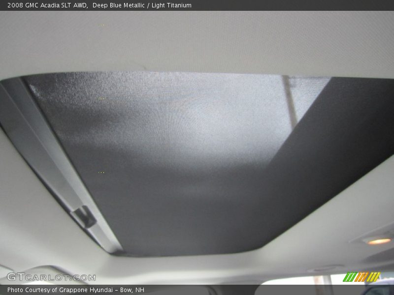 Deep Blue Metallic / Light Titanium 2008 GMC Acadia SLT AWD