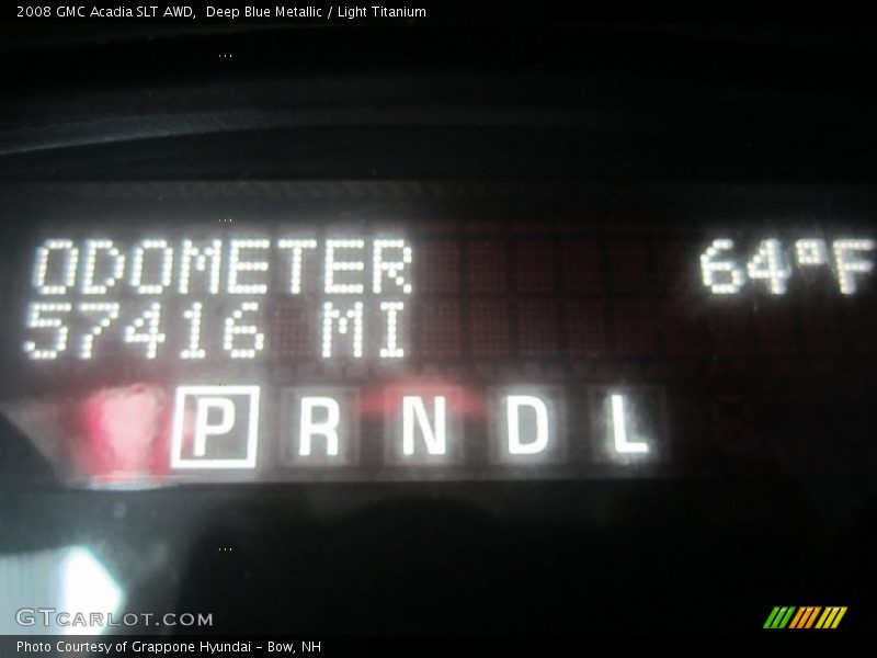 Deep Blue Metallic / Light Titanium 2008 GMC Acadia SLT AWD