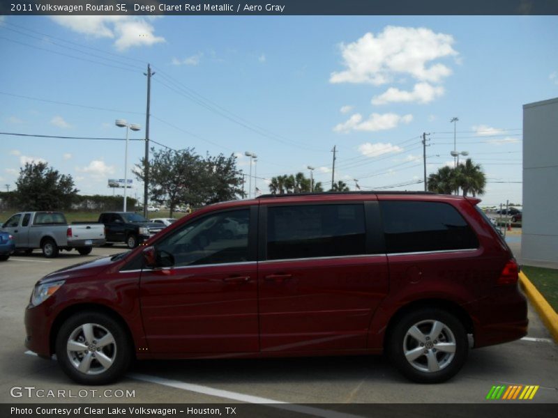 Deep Claret Red Metallic / Aero Gray 2011 Volkswagen Routan SE