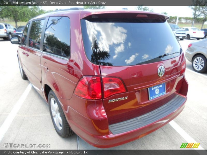 Deep Claret Red Metallic / Aero Gray 2011 Volkswagen Routan SE