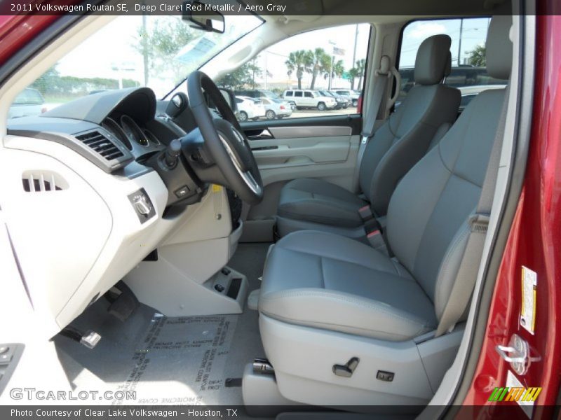 Deep Claret Red Metallic / Aero Gray 2011 Volkswagen Routan SE