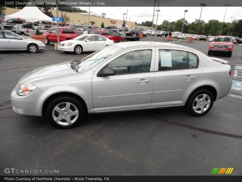 Ultra Silver Metallic / Gray 2005 Chevrolet Cobalt Sedan