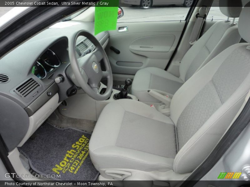 Ultra Silver Metallic / Gray 2005 Chevrolet Cobalt Sedan