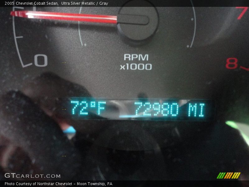 Ultra Silver Metallic / Gray 2005 Chevrolet Cobalt Sedan