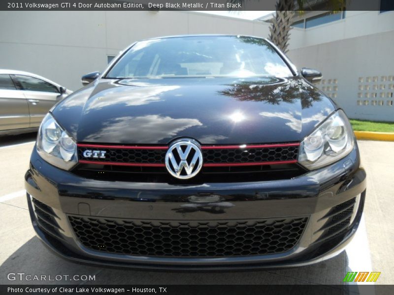 Deep Black Metallic / Titan Black 2011 Volkswagen GTI 4 Door Autobahn Edition