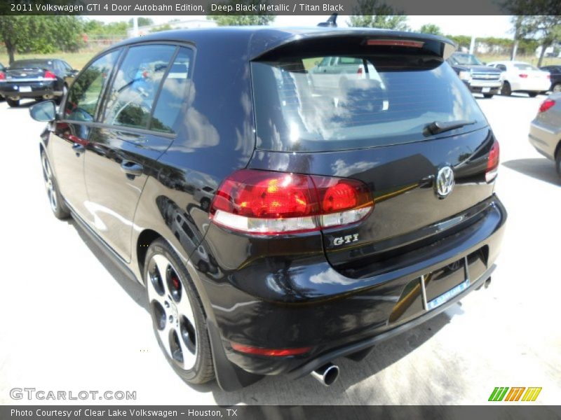 Deep Black Metallic / Titan Black 2011 Volkswagen GTI 4 Door Autobahn Edition