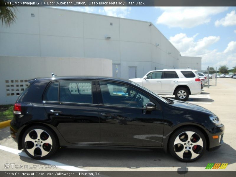 Deep Black Metallic / Titan Black 2011 Volkswagen GTI 4 Door Autobahn Edition