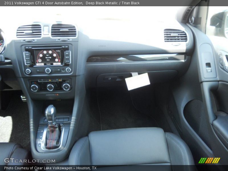 Deep Black Metallic / Titan Black 2011 Volkswagen GTI 4 Door Autobahn Edition