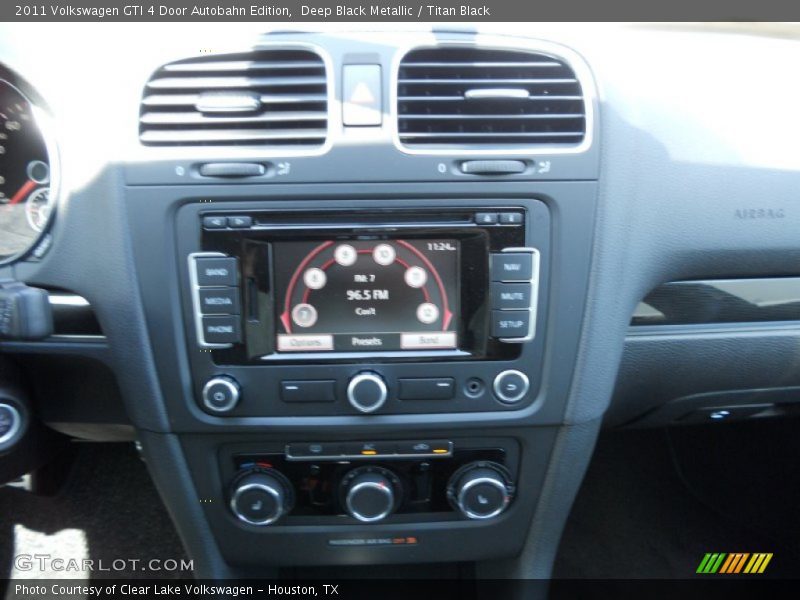 Deep Black Metallic / Titan Black 2011 Volkswagen GTI 4 Door Autobahn Edition