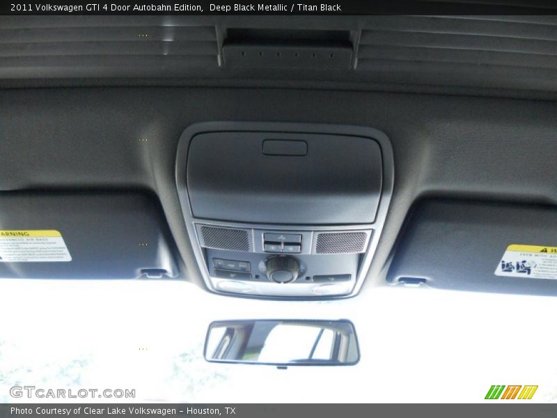 Deep Black Metallic / Titan Black 2011 Volkswagen GTI 4 Door Autobahn Edition