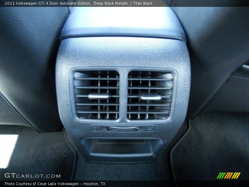 Deep Black Metallic / Titan Black 2011 Volkswagen GTI 4 Door Autobahn Edition