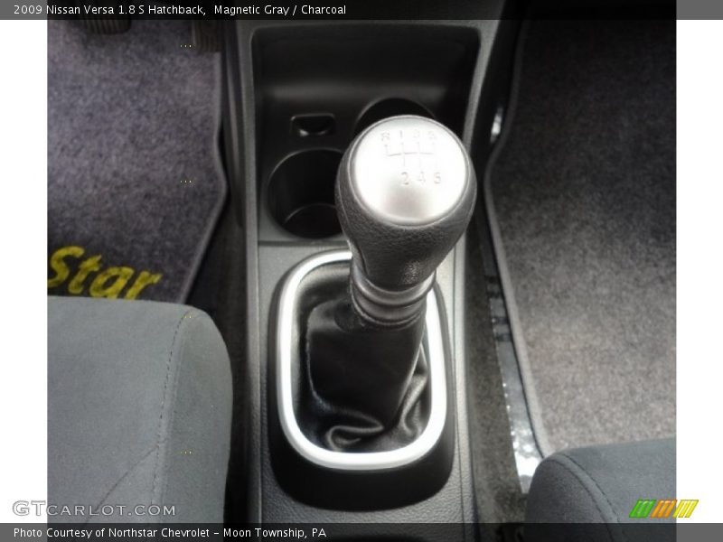 Magnetic Gray / Charcoal 2009 Nissan Versa 1.8 S Hatchback