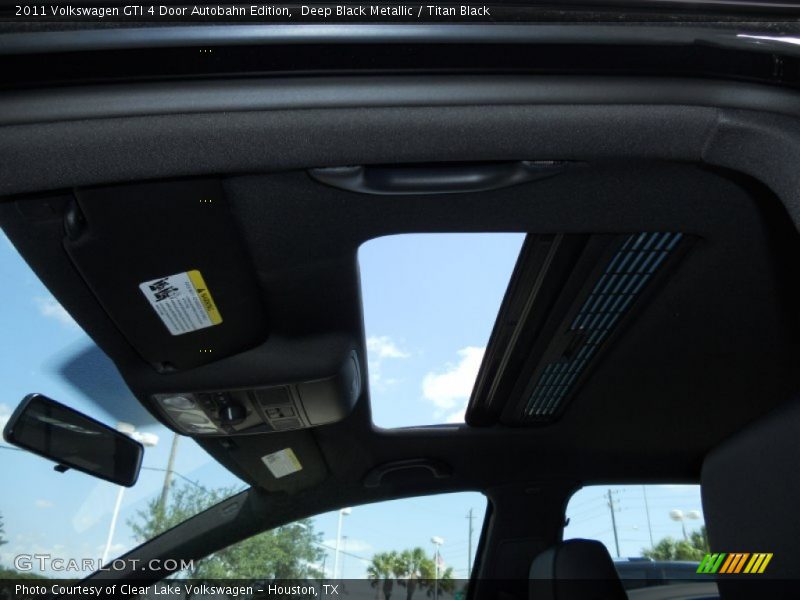 Deep Black Metallic / Titan Black 2011 Volkswagen GTI 4 Door Autobahn Edition
