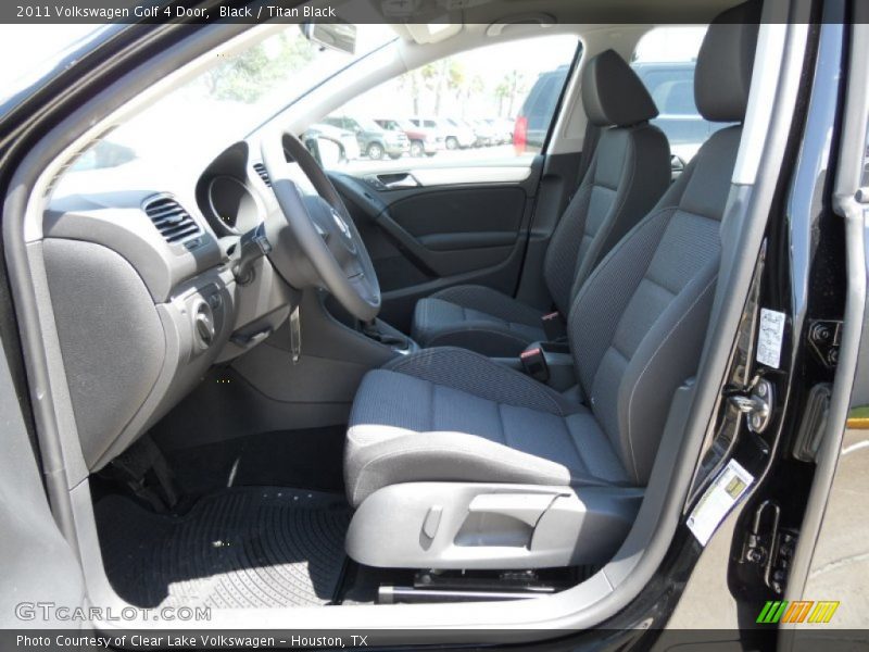 Black / Titan Black 2011 Volkswagen Golf 4 Door