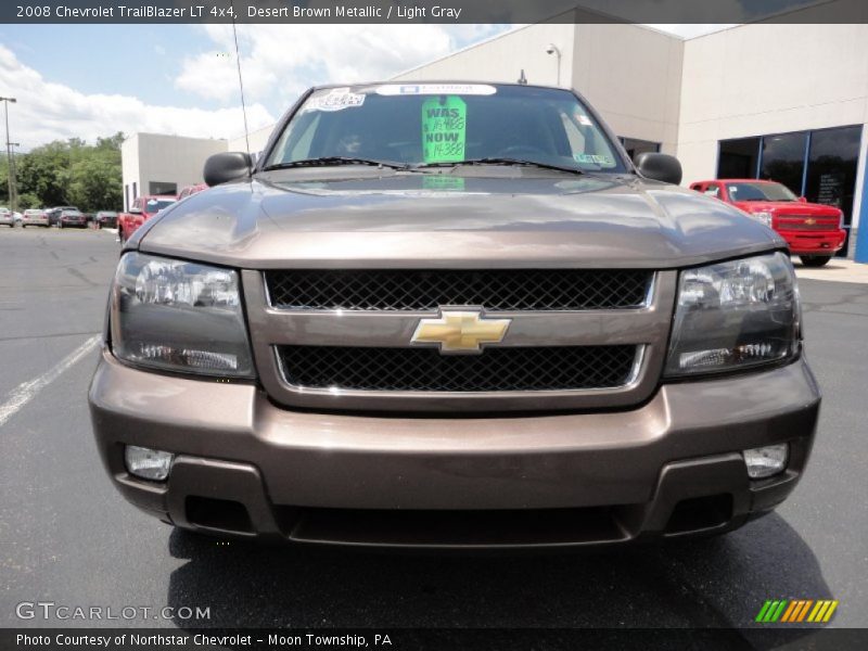 Desert Brown Metallic / Light Gray 2008 Chevrolet TrailBlazer LT 4x4