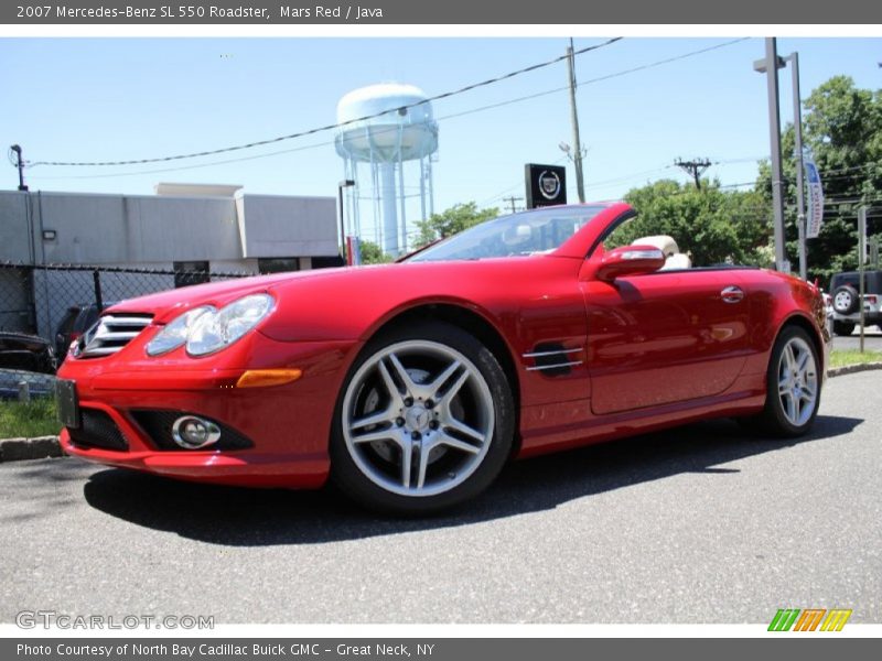 Mars Red / Java 2007 Mercedes-Benz SL 550 Roadster