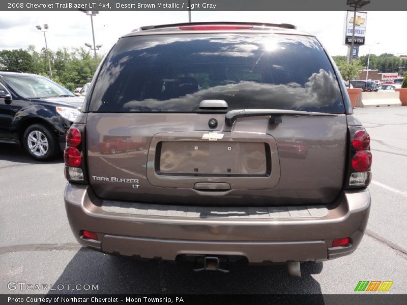 Desert Brown Metallic / Light Gray 2008 Chevrolet TrailBlazer LT 4x4