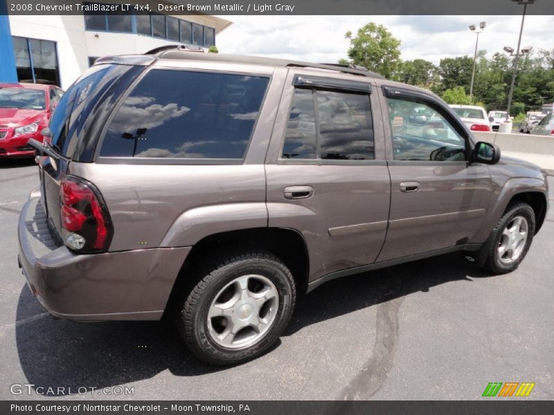 Desert Brown Metallic / Light Gray 2008 Chevrolet TrailBlazer LT 4x4