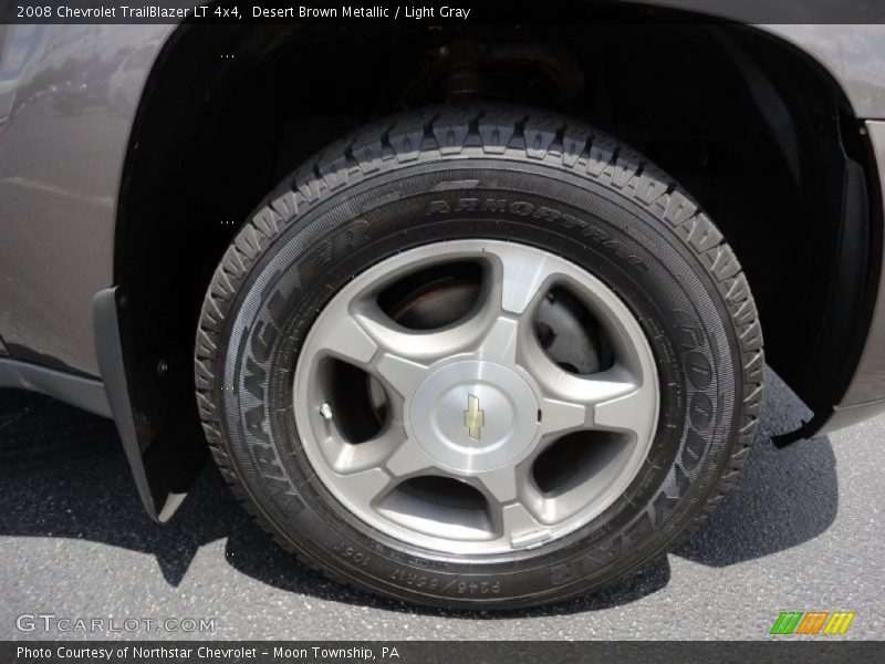 Desert Brown Metallic / Light Gray 2008 Chevrolet TrailBlazer LT 4x4
