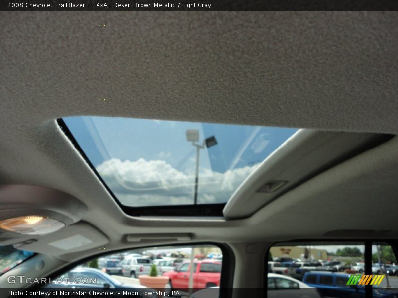 Desert Brown Metallic / Light Gray 2008 Chevrolet TrailBlazer LT 4x4