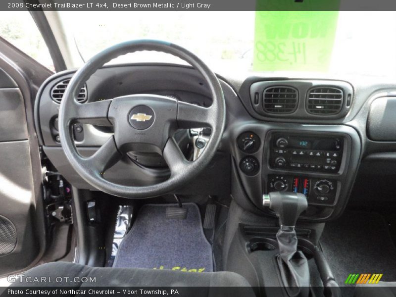 Desert Brown Metallic / Light Gray 2008 Chevrolet TrailBlazer LT 4x4