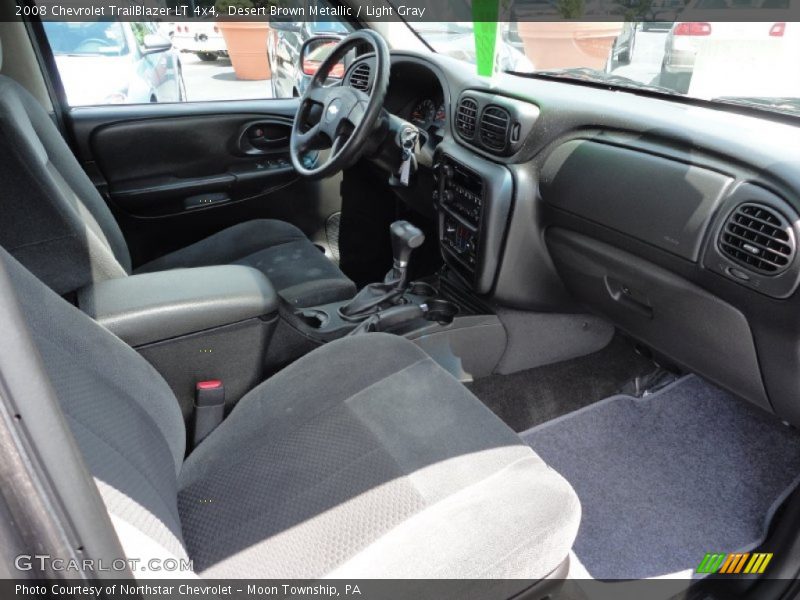 Desert Brown Metallic / Light Gray 2008 Chevrolet TrailBlazer LT 4x4