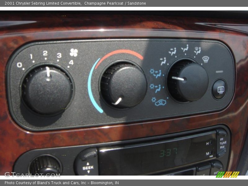 Controls of 2001 Sebring Limited Convertible