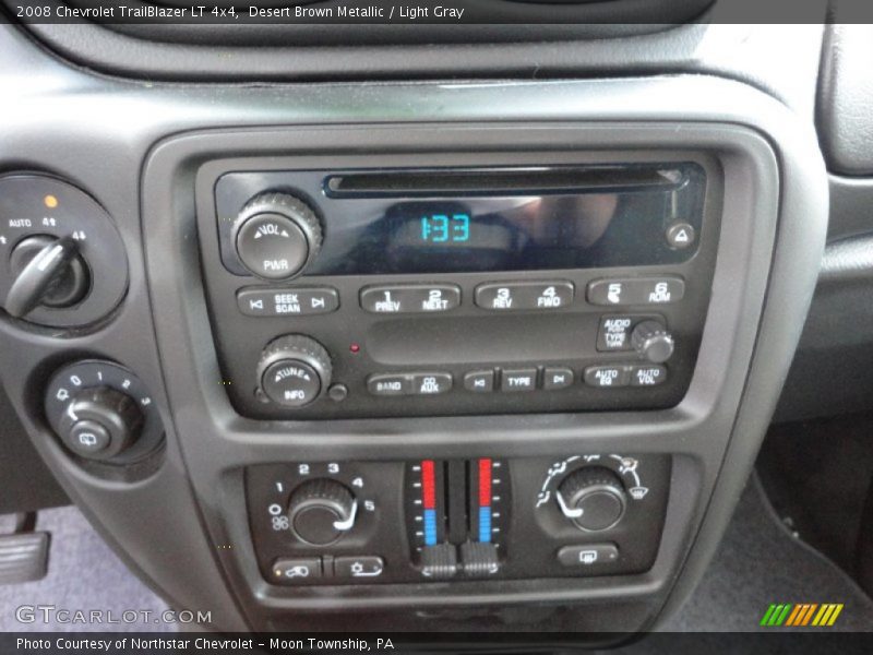 Desert Brown Metallic / Light Gray 2008 Chevrolet TrailBlazer LT 4x4