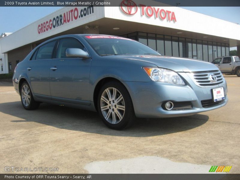 Blue Mirage Metallic / Graphite 2009 Toyota Avalon Limited