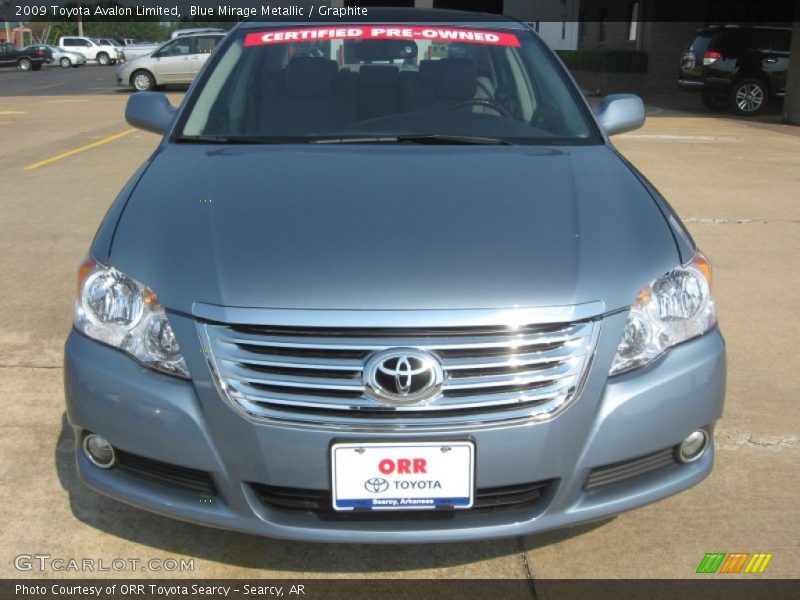 Blue Mirage Metallic / Graphite 2009 Toyota Avalon Limited