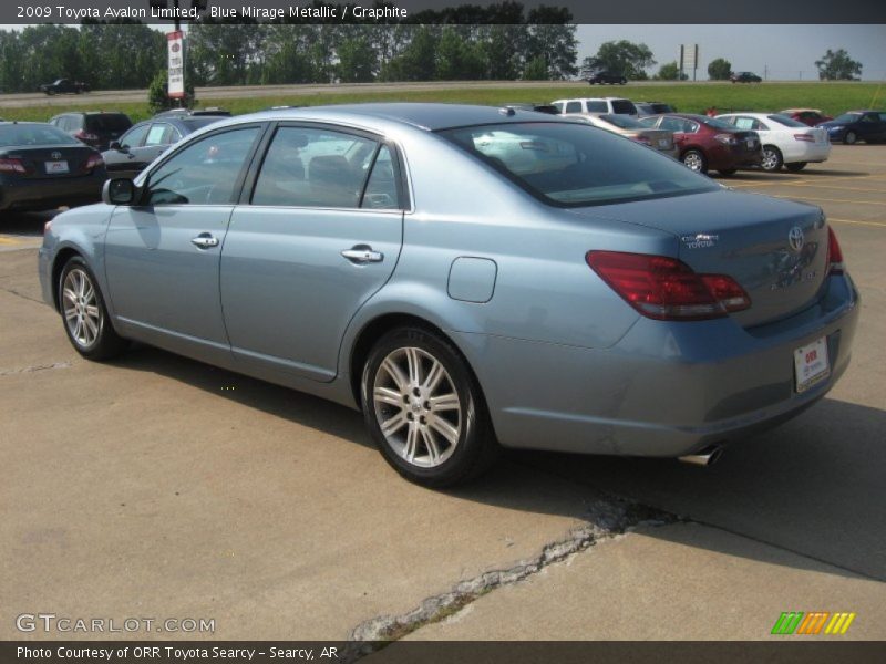 Blue Mirage Metallic / Graphite 2009 Toyota Avalon Limited