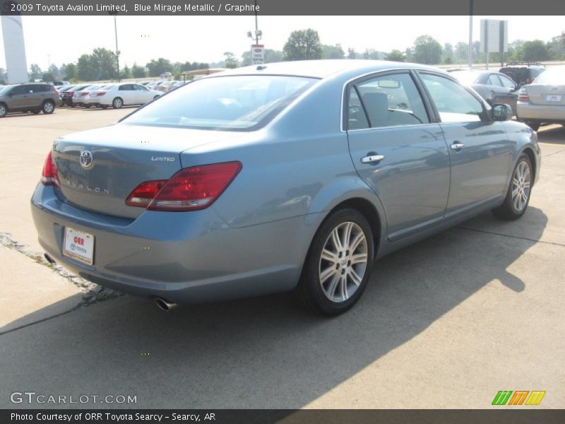 Blue Mirage Metallic / Graphite 2009 Toyota Avalon Limited