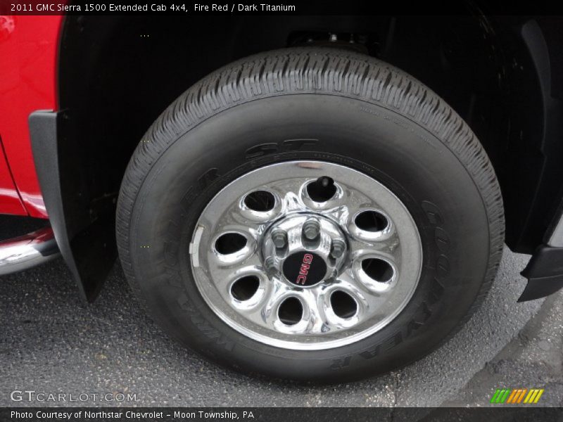 Fire Red / Dark Titanium 2011 GMC Sierra 1500 Extended Cab 4x4