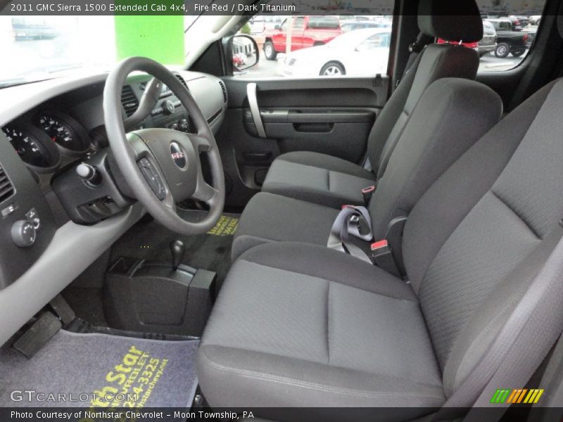 Fire Red / Dark Titanium 2011 GMC Sierra 1500 Extended Cab 4x4