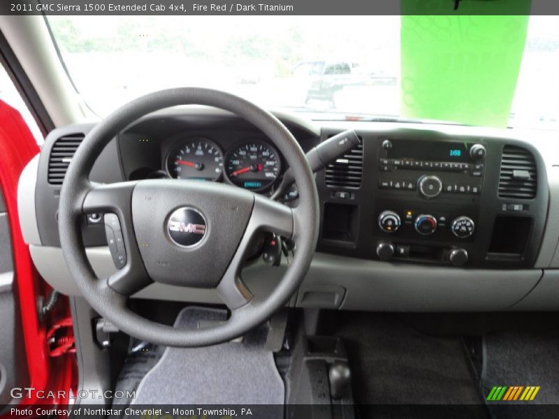 Fire Red / Dark Titanium 2011 GMC Sierra 1500 Extended Cab 4x4