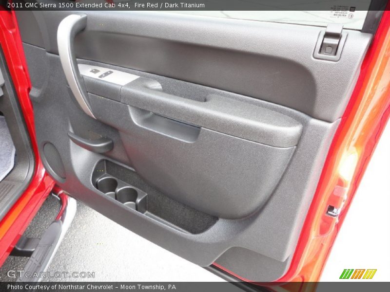 Fire Red / Dark Titanium 2011 GMC Sierra 1500 Extended Cab 4x4