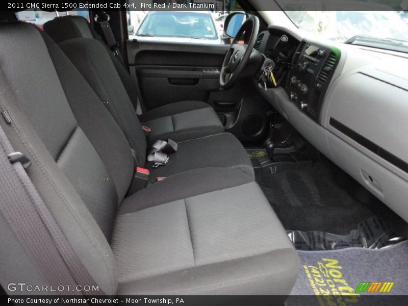 Fire Red / Dark Titanium 2011 GMC Sierra 1500 Extended Cab 4x4