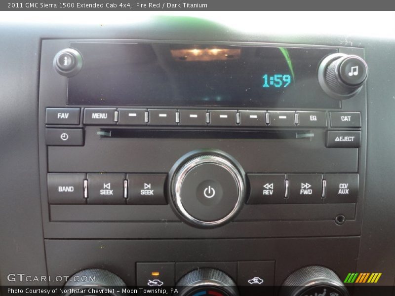Fire Red / Dark Titanium 2011 GMC Sierra 1500 Extended Cab 4x4